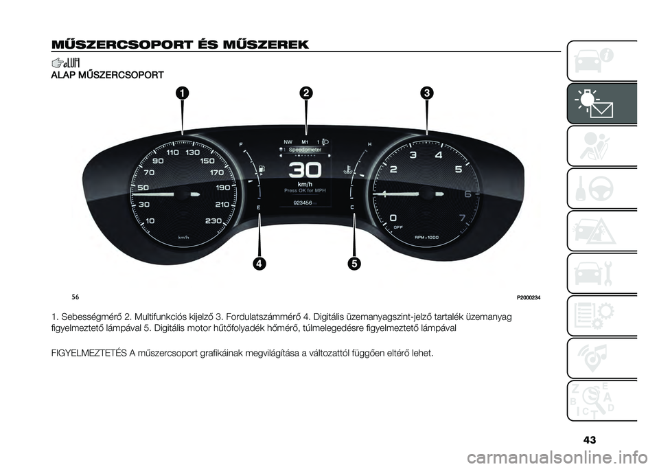 FIAT TIPO 4DOORS 2021  Kezelési és karbantartási útmutató (in Hungarian) ��
���������	��	�� �� ��������
��5��@ �1�C�-�/�0�:�+�-�9�@�9�:�
��
�@�F�G�G�G�F�Q�K
�H� �E��%���������) �6� �9�����(��	�
�#��!� �
������) �R� ���