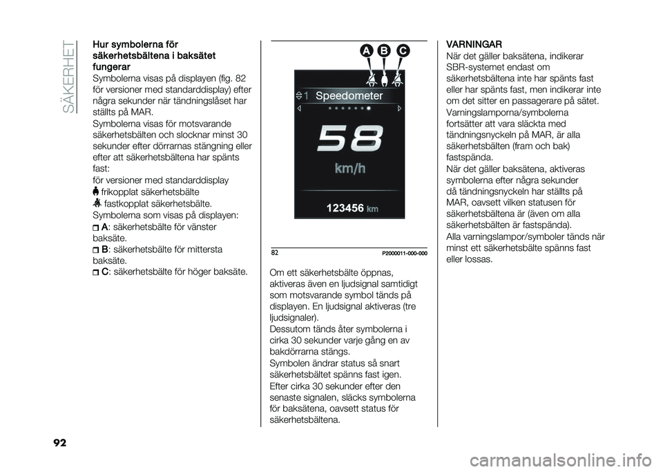 FIAT TIPO 4DOORS 2021  Drift- och underhållshandbok (in Swedish) ��!�@�:�#�*�;�#�&
�� �7�� ��!������ �	�
 ���
��� �� ����������	�
 � ��
� �����
���	��� �
�
�!��������� ����� �� ��������� �)����