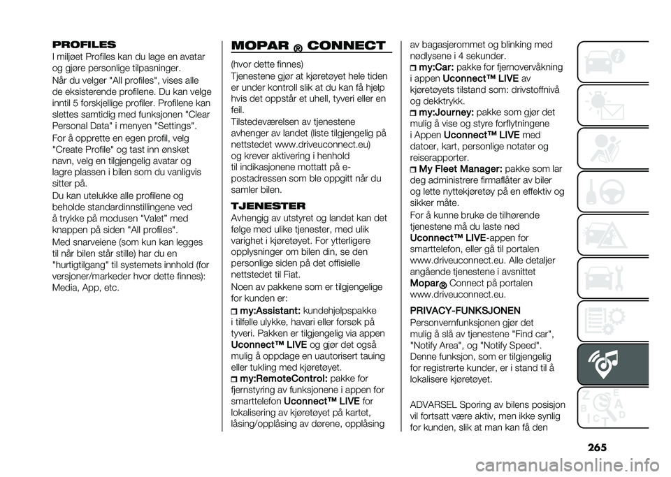 FIAT TIPO 4DOORS 2021  Drift- og vedlikeholdshåndbok (in Norwegian) ��	���
������
�  ���	���
� �6�����	�
� ��� �
� �	���
 �
� ������
�� �����
 ��
�����	���
 ���	��������
��
��� �
� ��
�	��
� �H�0�	�	 ���