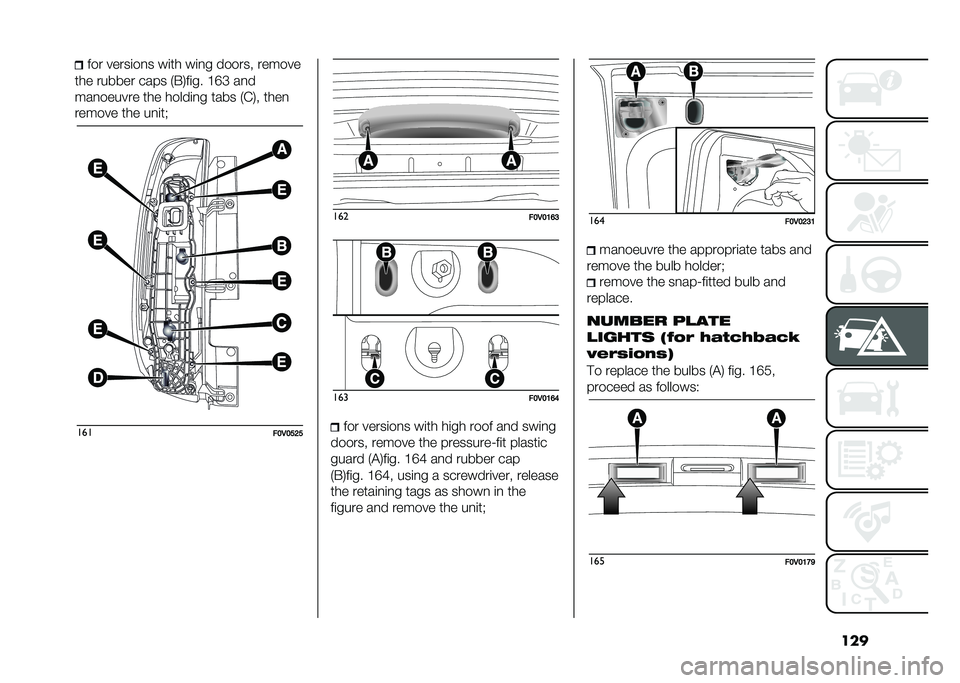 FIAT DOBLO PANORAMA 2021  Owner handbook (in English) ������ �����	��
� ��	�� ��	�
� ������ ������
��� ������ ���� �+�$�/��	�� �A�F�C ��
�
���
������ ��� �����	�
� ���� �+�&�/� ����
