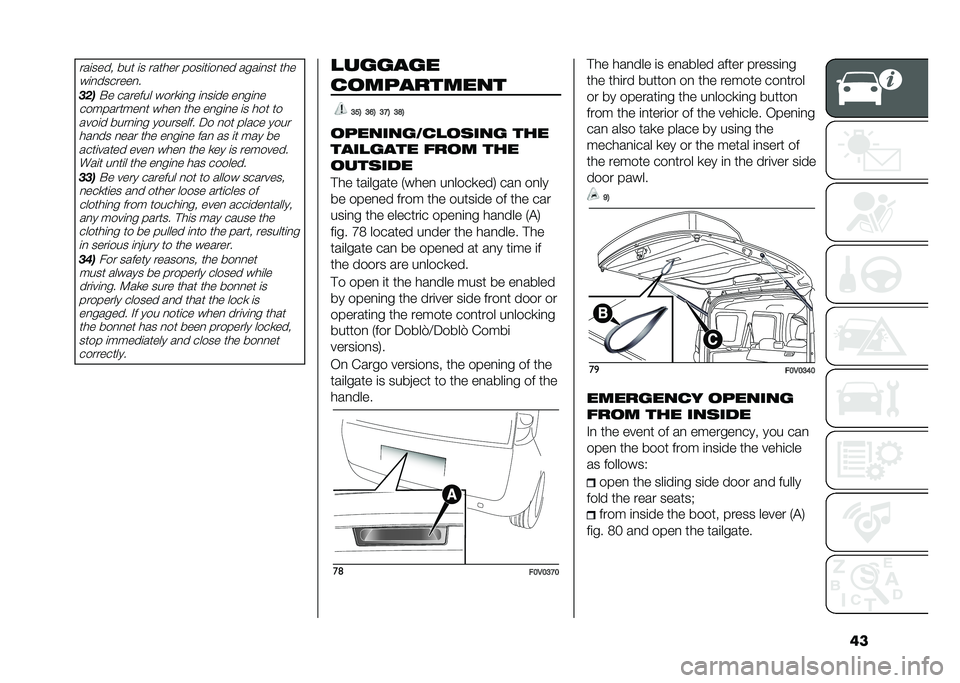 FIAT DOBLO PANORAMA 2021  Owner handbook (in English) �����	���� ��� �	� ������ ����	��	��
�� ����	�
�� ���
��	�
�������
�
��
�	�$� ������� ����
�	�
� �	�
��	�� ��
��	�
�
����������
� 
