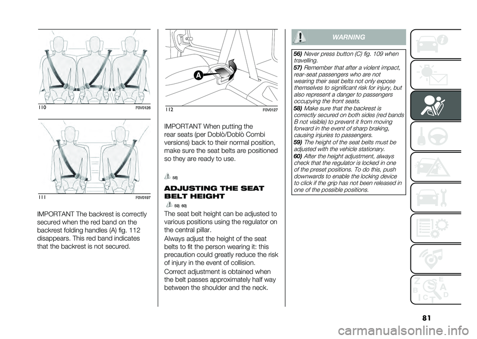 FIAT DOBLO PANORAMA 2020  Owner handbook (in English) �����
��9�,�9�8�>�=���
��9�,�9�8�A�?
�#�9�:�-�,�!�"�.�! �!�� ����
���� �	� ���������
������� ����
 ��� ��� ���
� ��
 ���
����
���� �����	