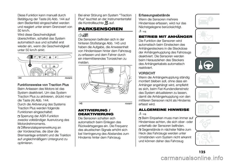 FIAT DOBLO PANORAMA 2021  Betriebsanleitung (in German) ������	�
�	 �������� ���� �����	�� ���� �
�*�	��(������ ��	� �#��
��	 �5��7 ���� �J�M�M ���
��	� �*�	���	���	�� �	����	�
� �����	� �&�	��