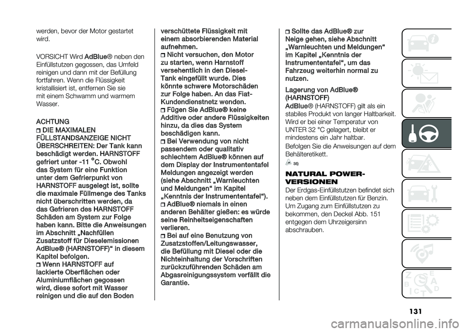 FIAT DOBLO PANORAMA 2021  Betriebsanleitung (in German) ����&�	���	�� ��	��� ��	� �-���� ��	�
�����	�
�&����
��4�6��
�G�?�# ����
�!����	��\ ��	��	� ��	�
�%�������
�����	� ��	���
�
�	�� ���
 �A��