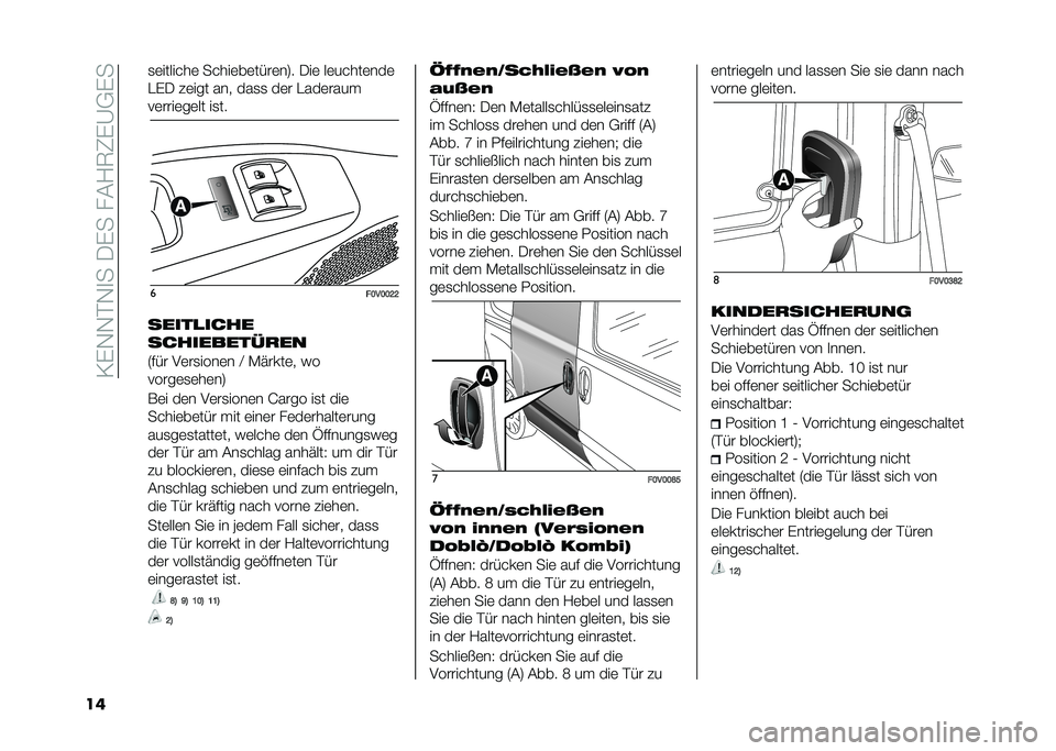 FIAT DOBLO PANORAMA 2021  Betriebsanleitung (in German) ��/�%�,�,�#�,�
����%�����?�6�1�%�A�+�%�
�� �
�	����� ��	 �� ���	��	����	��7� ���	 ��	�� ���	���	
��%� ��	��� ��� ���
�
 ��	� ����	����
��	����	