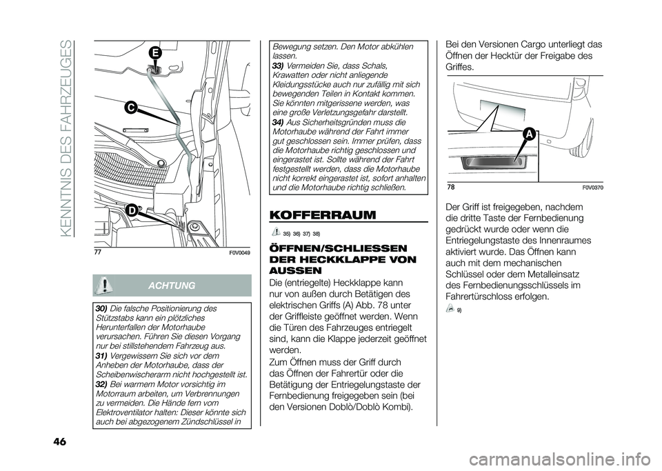 FIAT DOBLO PANORAMA 2021  Betriebsanleitung (in German) ��/�%�,�,�#�,�
����%�����?�6�1�%�A�+�%�
��	 ��
��B��B�B�D�L �������
���

���	 ����
� ��	 �.��
�������	���� ��	�
������
����
 ���� �	�� �$��"��