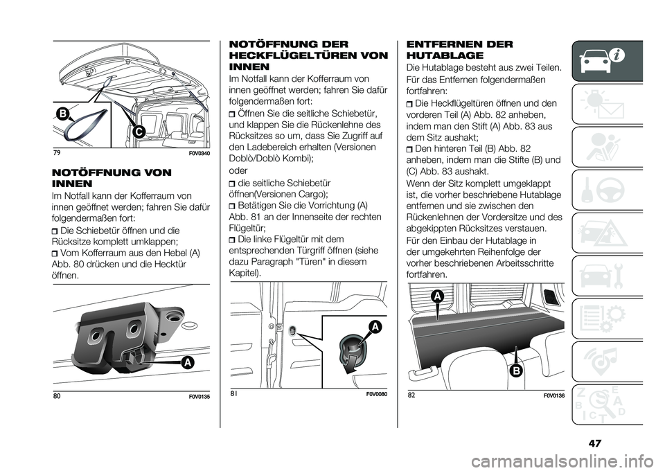 FIAT DOBLO PANORAMA 2021  Betriebsanleitung (in German) ��
��

��B��B�C�D�B
����0������	 ���
�����
�
� �,������ ���� ��	� �/����	����� ���
����	� ��	�"����	� �&�	���	��) �����	� ���	 �����