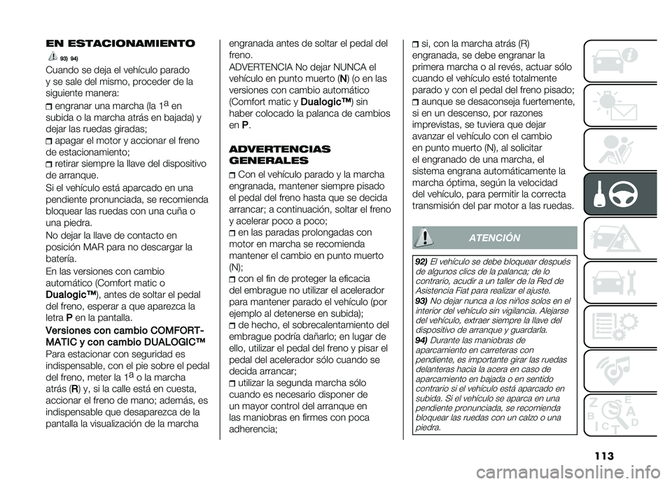 FIAT DOBLO PANORAMA 2019  Manual de Empleo y Cuidado (in Spanish) ���
�� ��
�����	��������	
�K�C�5�K�D�5
�-��	��� �� ���"�	 �� �������� ��	��	��
�
 �� ��	�� ��� �
���
��! �������� �� ��	
���������