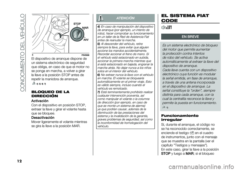 FIAT DOBLO PANORAMA 2019  Manual de Empleo y Cuidado (in Spanish) ��-�3�4�3�-�A�)�A��4�(�3������>���Q�-�?��3
��
���B�3�B�B�B�F
�� ����������� �� �	���	���� ������� ��
�� ������
�	 ������� ���� �� ����
