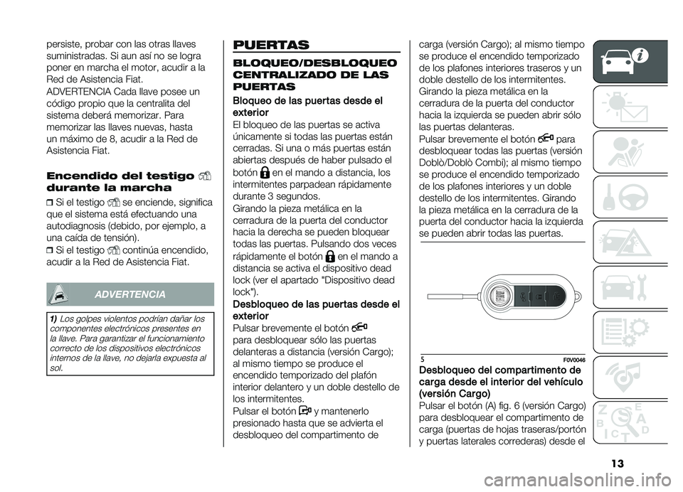 FIAT DOBLO PANORAMA 2019  Manual de Empleo y Cuidado (in Spanish) ��
���������! �����	� ��� ��	� ����	� ���	���
���
�������	��	�� �+� �	�� �	�� �� �� �����	
����� �� �
�	����	 �� �
�����! �	����