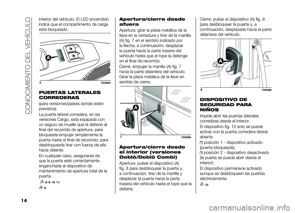 FIAT DOBLO PANORAMA 2019  Manual de Empleo y Cuidado (in Spanish) ��-�3�4�3�-�A�)�A��4�(�3������>���Q�-�?��3
�� �������� ��� ��������� �� ��� ���������
������	 ��� �� ���
��	����
���� �� ��	���	
