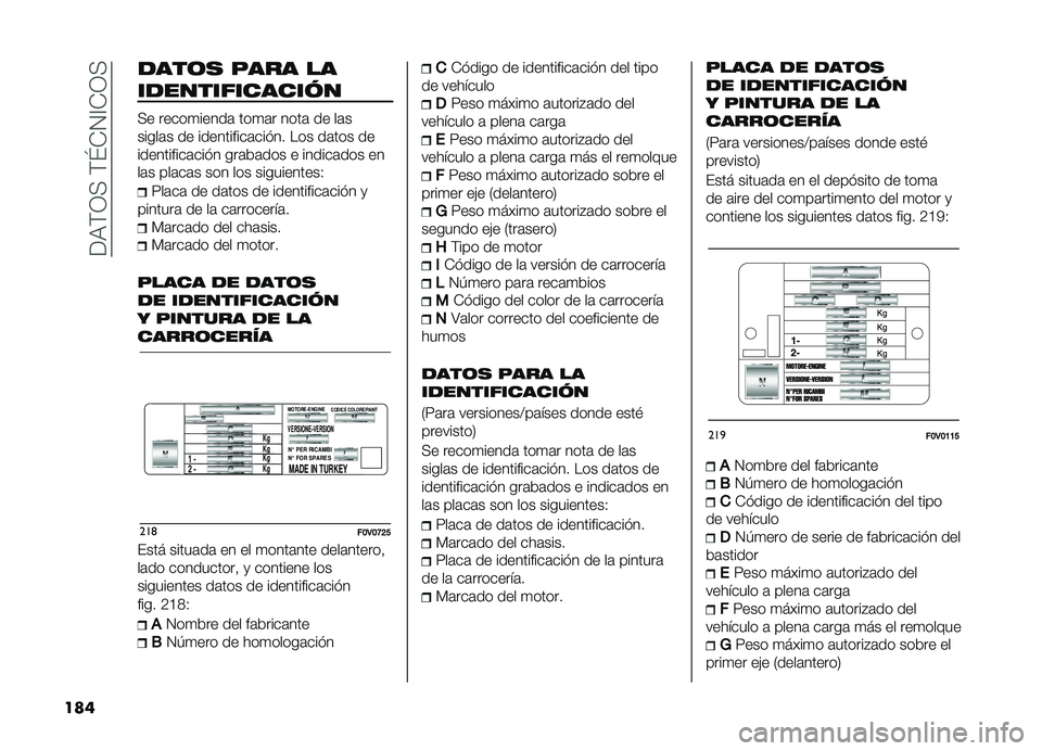 FIAT DOBLO PANORAMA 2019  Manual de Empleo y Cuidado (in Spanish) ���,�(�3�+��(�\�-�4�A�-�3�+
���
����	�
 ���� ��
��������������
�+� �����
�����	 ���
�	� ����	 �� ��	�
�����	� �� ����������	��� �� �