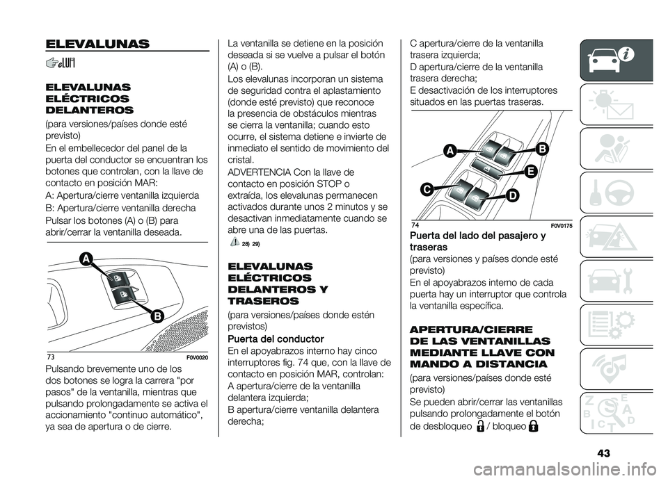 FIAT DOBLO PANORAMA 2019  Manual de Empleo y Cuidado (in Spanish) ��
����������
����������
���������	�
���������	�
�2��	��	 ����������@��	���� ����� ����$
���������5
�� �� ��
�������