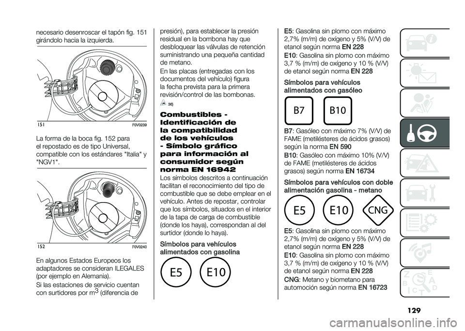 FIAT DOBLO PANORAMA 2020  Manual de Empleo y Cuidado (in Spanish) ���������	��� ����������	� �� ��	�� � ���� �C�7�C
��������� ��	���	 ��	 ��#�������	�
���
��B�3�B�G�C�K
��	 ����
�	 �� ��	 ����	 ����