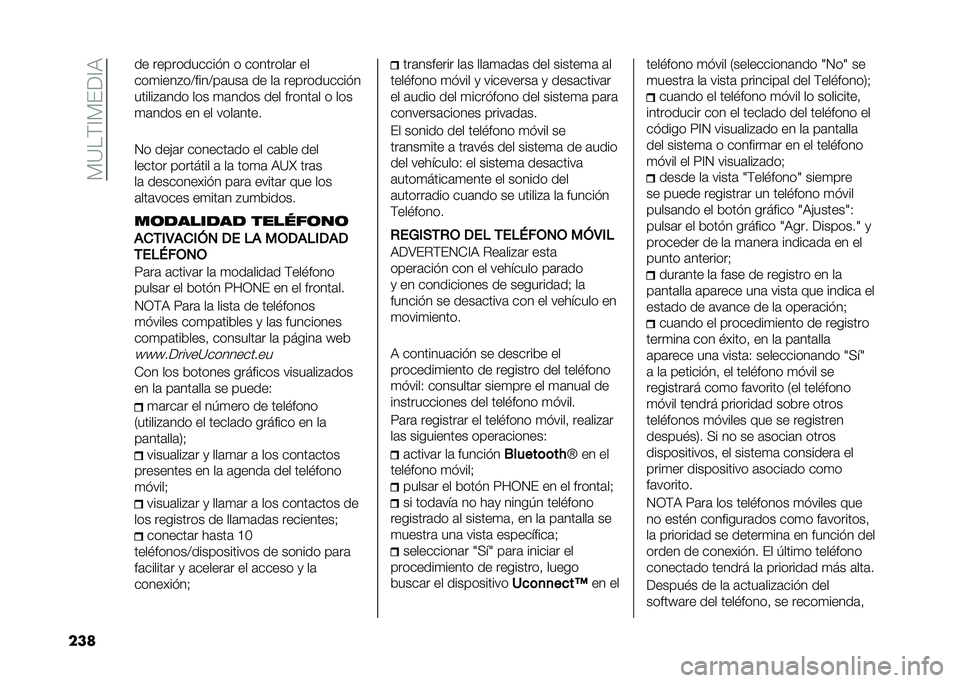 FIAT DOBLO PANORAMA 2020  Manual de Empleo y Cuidado (in Spanish) ��)�?��(�A�)���A�,
��� �� ����������� � � ��������	� ��
���
����#��@����@��	���	 �� ��	 ����������� �
������#�	��� ��� �
�	���� 