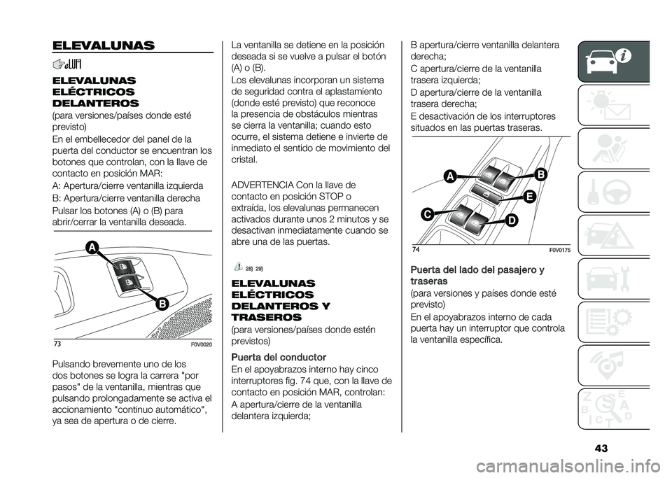 FIAT DOBLO PANORAMA 2021  Manual de Empleo y Cuidado (in Spanish) ������������
����������
���������	�
���������	�
�2��	��	 ����������@��	���� ����� ����$
���������5
�� �� ��
��������
