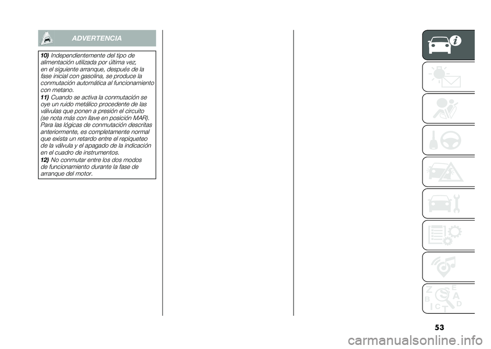 FIAT DOBLO PANORAMA 2020  Manual de Empleo y Cuidado (in Spanish) ����
���������
�	��
�A�������������
���� ��� ���� ��
�	���
����	��� � ������#�	��	 ��� �1����
�	 ���#�! �� �� ��������� �	���