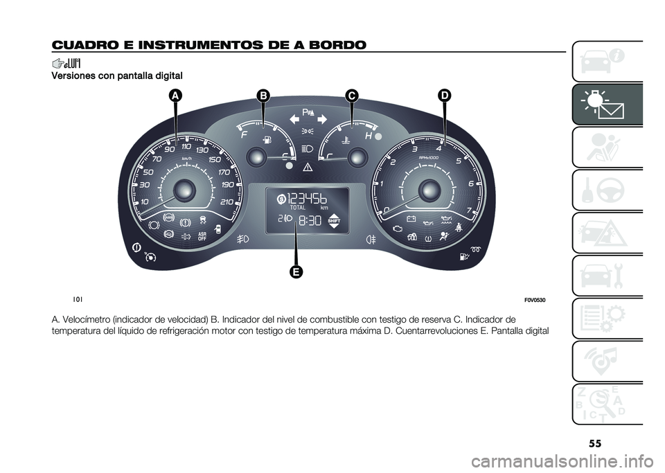 FIAT DOBLO PANORAMA 2020  Manual de Empleo y Cuidado (in Spanish) ��
������	 � ���
��������	�
 �� � �
�	���	
�3�� ���	�
�� ��	�
 ���
����� ���/����
���
��B�3�B�E�C�B
�,� �>������
���� �2������	��� �� 