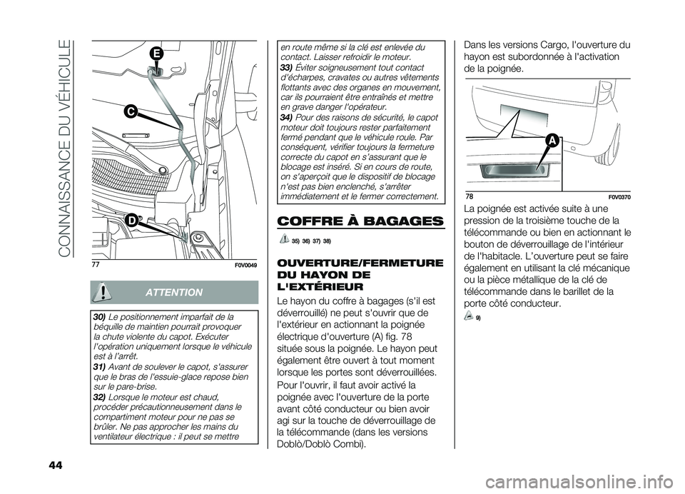 FIAT DOBLO PANORAMA 2019  Notice dentretien (in French) ��)�0���&�F�(�(�&��)����B��=�G�Q�F�)�B��
�� ��
��?�*�?�?�A�G ���������
���	
�� ����
��
��
�
����
� �
�������
� �� �	�
�����
�	�	� �� ���
�
��
�