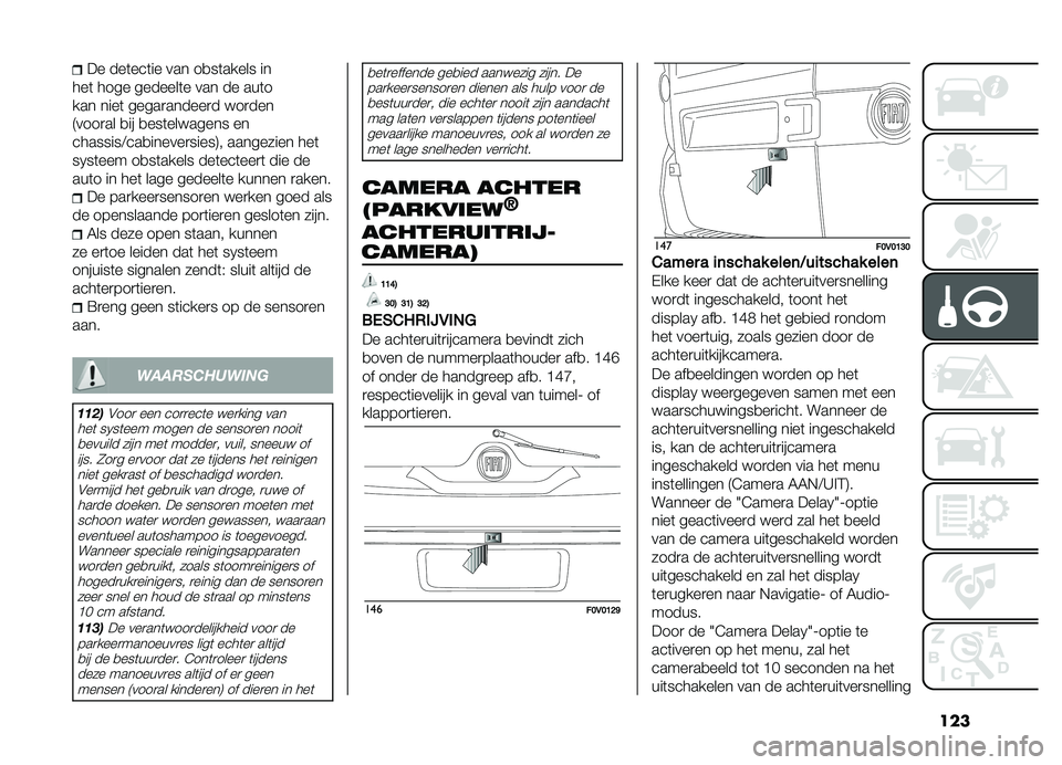 FIAT DOBLO PANORAMA 2021  Instructieboek (in Dutch) ���
�� ���	���	�� ��� ��
��	����� ��
���	 ���� �������	� ��� �� ���	�
��� ����	 �����
������
� ���
���
�7����
�� �
�� �
���	�