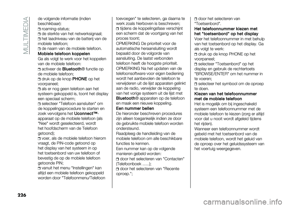 FIAT DOBLO PANORAMA 2021  Instructieboek (in Dutch) ��5�A�B�2�!�5�,��!�4
���	 �� �������� �����
���	�� �7������
�
�������
���
�8�&
�
�������;��	��	��� 
�� ��	��
��	� ��� ���	 ���	���
����