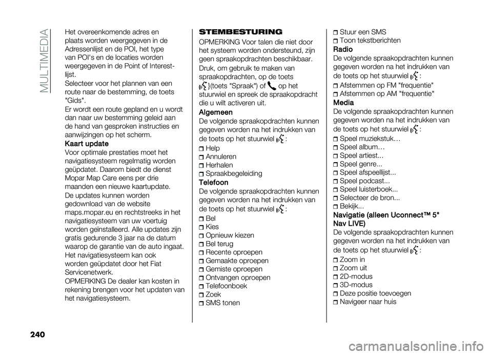 FIAT DOBLO PANORAMA 2019  Instructieboek (in Dutch) ��5�A�B�2�!�5�,��!�4
��� ���	 ����
���������� ���
�� ��
�����	� ���
��� ����
������� �� ��
�4��
����������	 �� �� �6�*�!� ���	 �	�9�