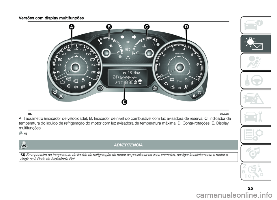 FIAT DOBLO PANORAMA 2019  Manual de Uso e Manutenção (in Portuguese) ��
�3
��������	��������R��������
����
�����E�3�E�H�F�D
�-� �E��������� �7��������� �� �����������9�+ �3� �G�������� �� ����