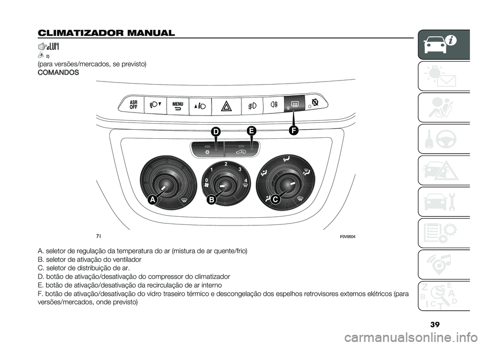 FIAT DOBLO PANORAMA 2021  Manual de Uso e Manutenção (in Portuguese) ��
�����	�
���	��� ��	���	�
�K�8
�7���� �����$���C���������" �� ���������9
�
�$��%���$�( ��
��F�3�F�I�F�H
�-� ������� �� ���
����#�&� �