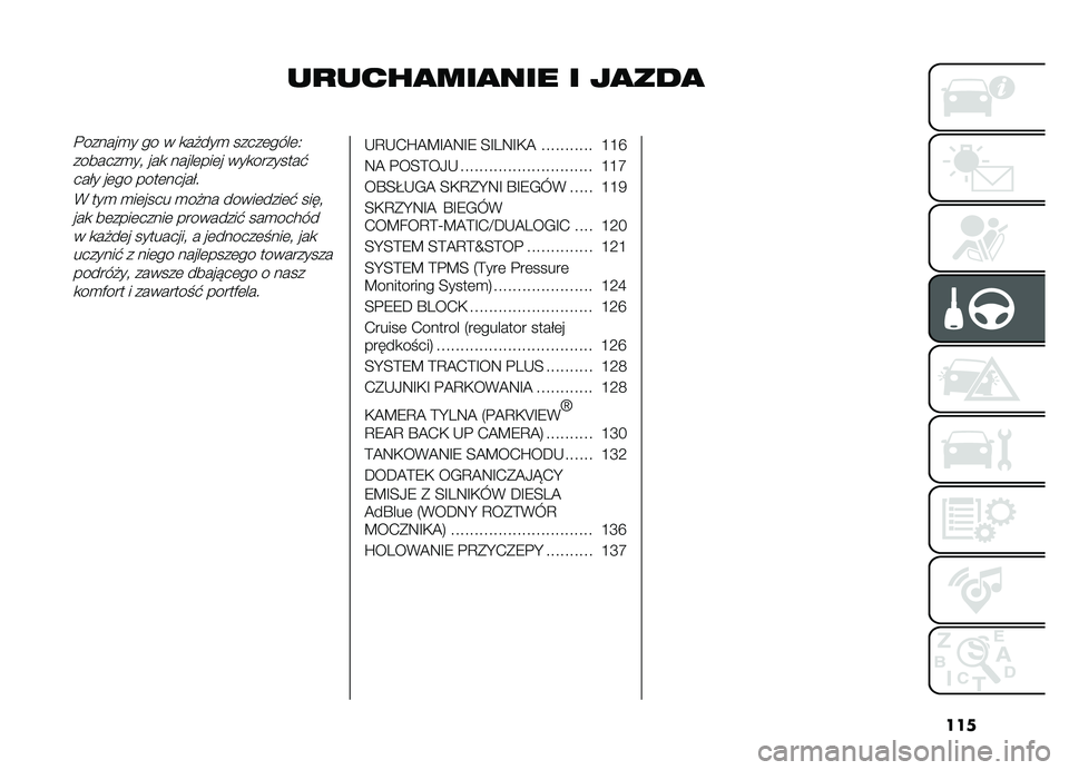 FIAT DOBLO PANORAMA 2019  Instrukcja obsługi (in Polish) ���
��
����
���
��� � ��
���
�$������
� �� � �
��"���
 �����	����	�3�������
��! ���
 �����	���	� ���
��������#
���&� ��	�� ����	�