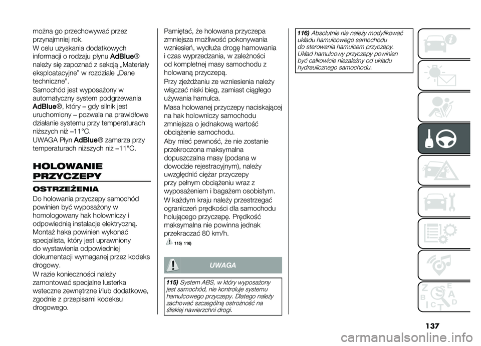 FIAT DOBLO PANORAMA 2019  Instrukcja obsługi (in Polish) ���

�
��"�� �� ����	��������# ����	�
��������
���	� ���
�
�* ��	�� �����
���� ������
�����
������
���� � ������� ��&����(
�