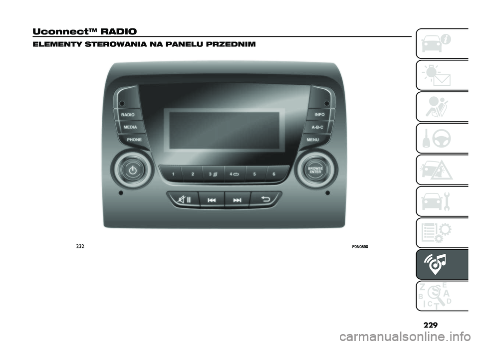 FIAT DOBLO PANORAMA 2019  Instrukcja obsługi (in Polish) ���
��+�)�-�-�"�+�8�V �
�
���
�������� ����
���
���
 ��
 �	�
���� �	�
������
�����I�-�I�Q�R�I 