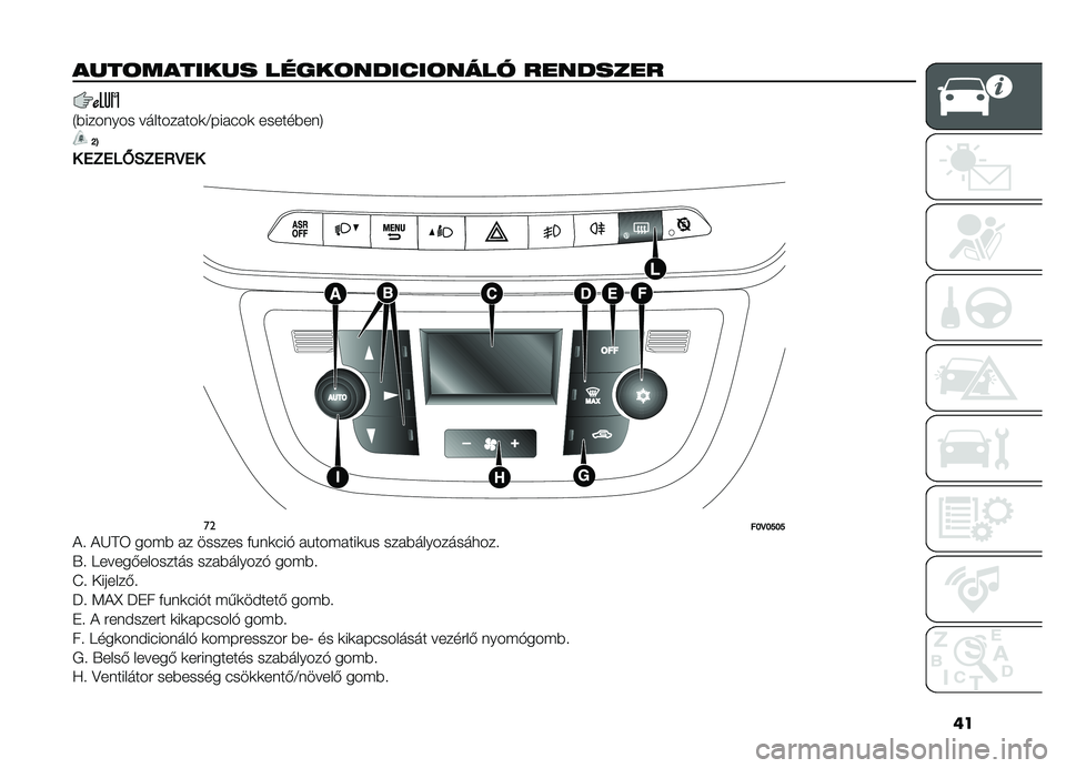 FIAT DOBLO PANORAMA 2020  Kezelési és karbantartási útmutató (in Hungarian) ��
����	������� �����	������	���� ��������
�4�������� ����������	�C����(��	 ���������8
�Q�@
���0��6�W�/�0��<�D��
����L�D�L�O�L�O
