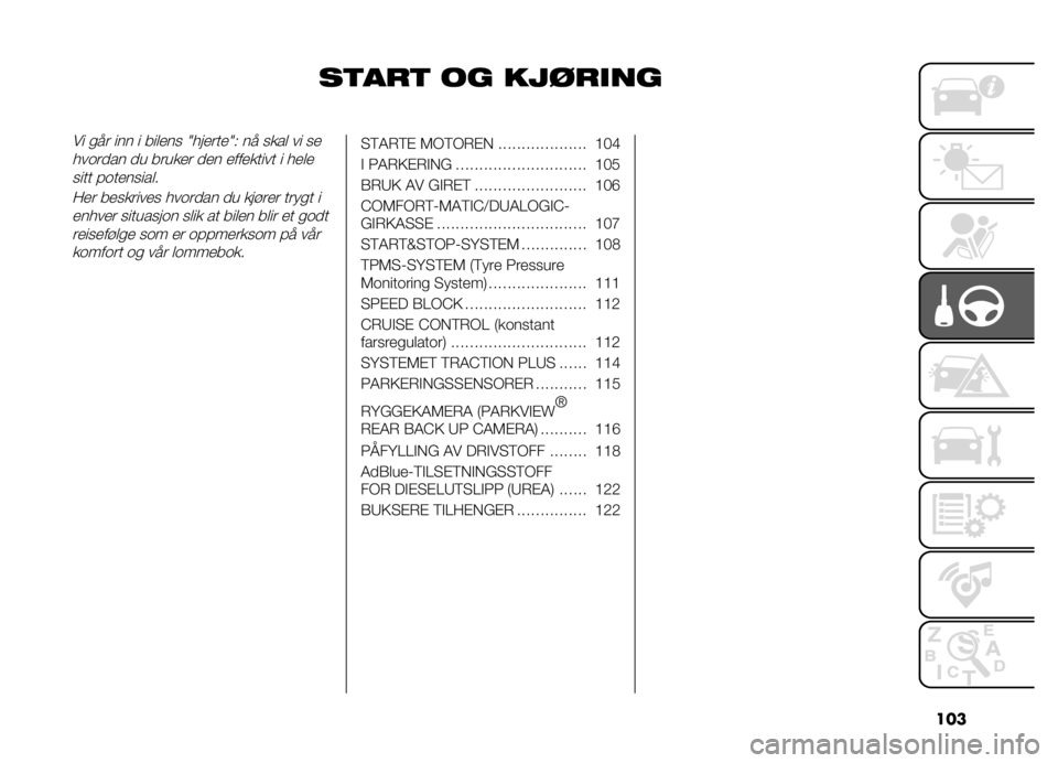 FIAT DOBLO PANORAMA 2021  Drift- og vedlikeholdshåndbok (in Norwegian) ���
��
��
�
 �� ����
����� �
�� ��� � ������ �2�������2� �� ���� �� ��
���	��
�� �
� ������ �
�� ��������� � ����
���� ��	�