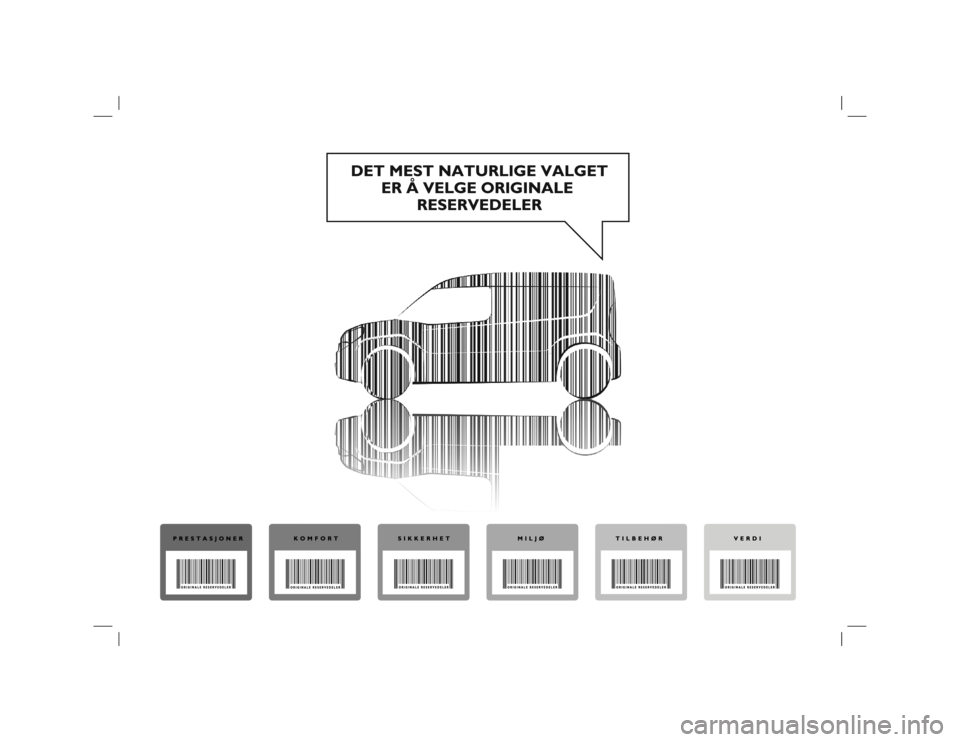 FIAT DOBLO PANORAMA 2020  Drift- og vedlikeholdshåndbok (in Norwegian) 