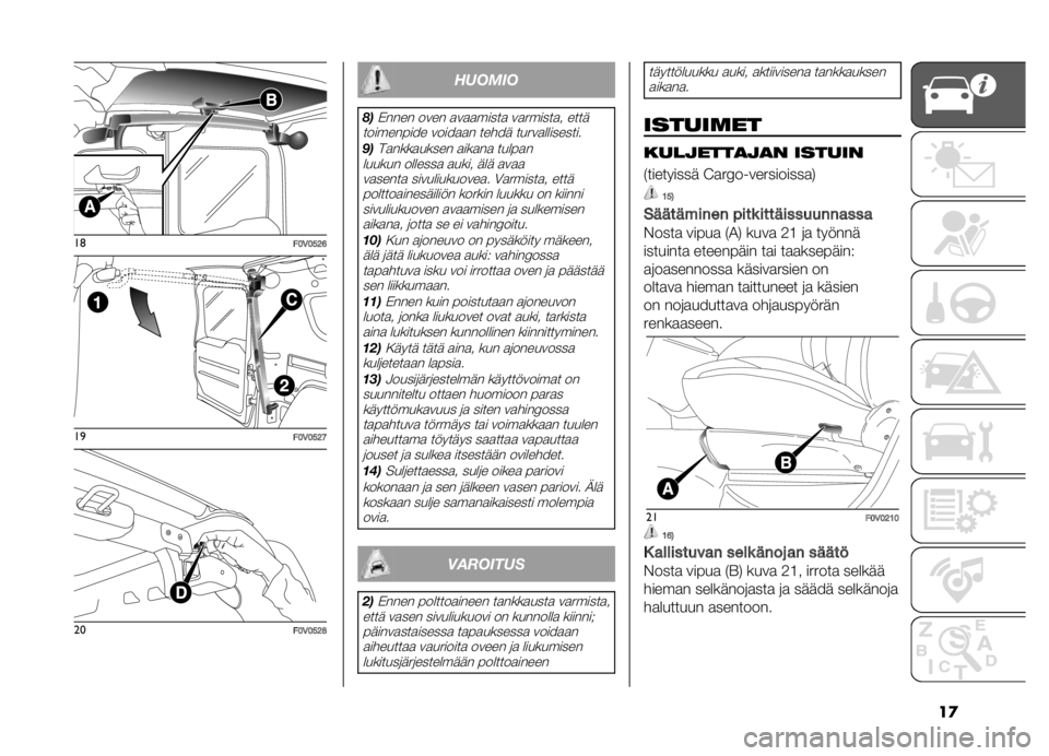 FIAT DOBLO PANORAMA 2019  Käyttö- ja huolto-ohjekirja (in in Finnish) ��
��	
��:�5�:�=�?�>��

��:�5�:�=�?�@��
��:�5�:�=�?�A ������
���*���� ���� �
��
�
�����
 ��
������
� ����
���������� �����
�
� ����� ����