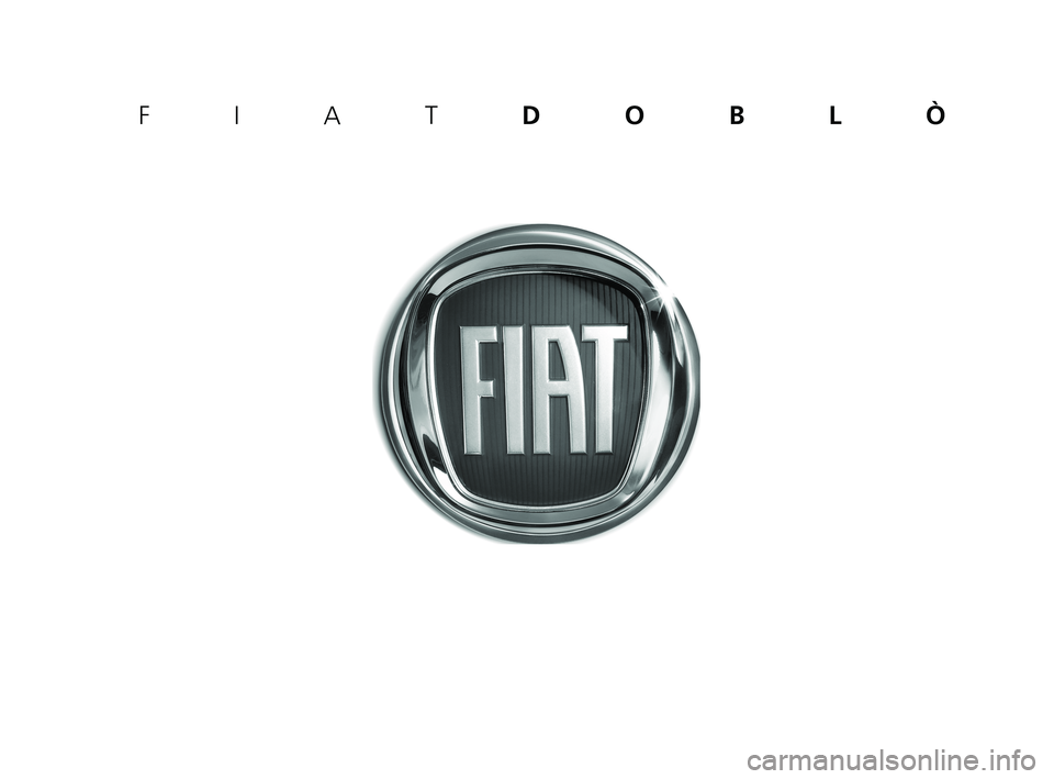 FIAT DOBLO PANORAMA 2021  Руководство по эксплуатации и техобслуживанию (in Russian) FIATDOBLÒ  