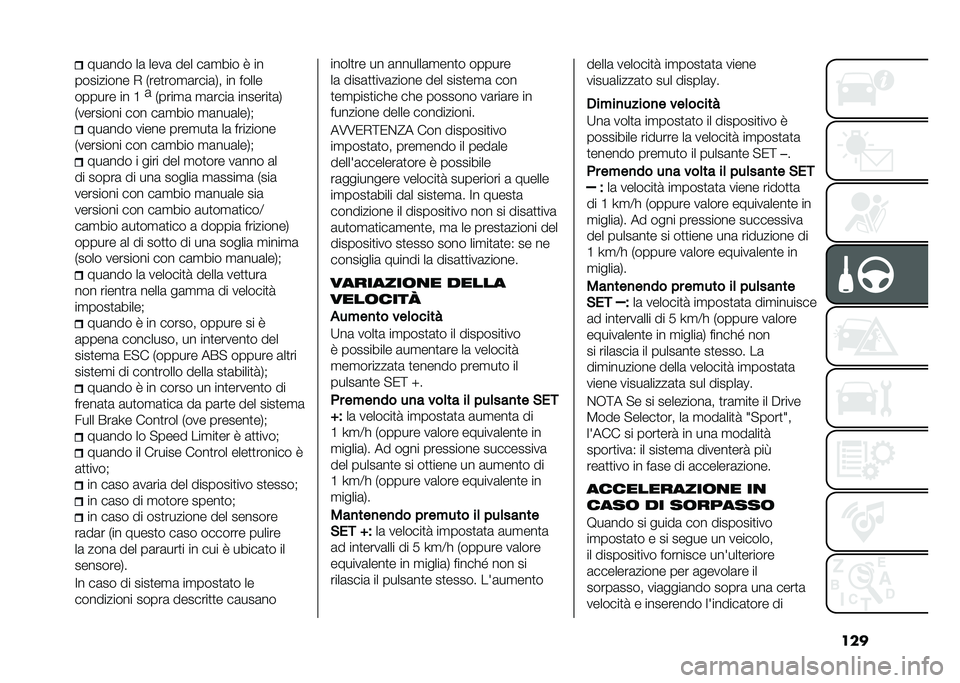 FIAT 500X 2020  Libretto Uso Manutenzione (in Italian) ������	��� ��	 ����	 ��� ��	�
��� �9 ��
��������� �- �,���
���
�	����	�/� �� �����
������ �� �E �	
�,����
�	 �
�	����	 �������
�	�/
�,�