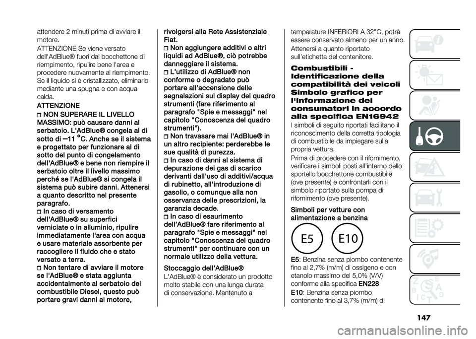 FIAT 500X 2020  Libretto Uso Manutenzione (in Italian) ���
�	�
�
������ �2 �
����
� ����
�	 �� �	����	�� ��
�
��
����
��<�<�1��?�>�.��1 � � ����� �����	�
�
��������)����U ����� ��	� �������