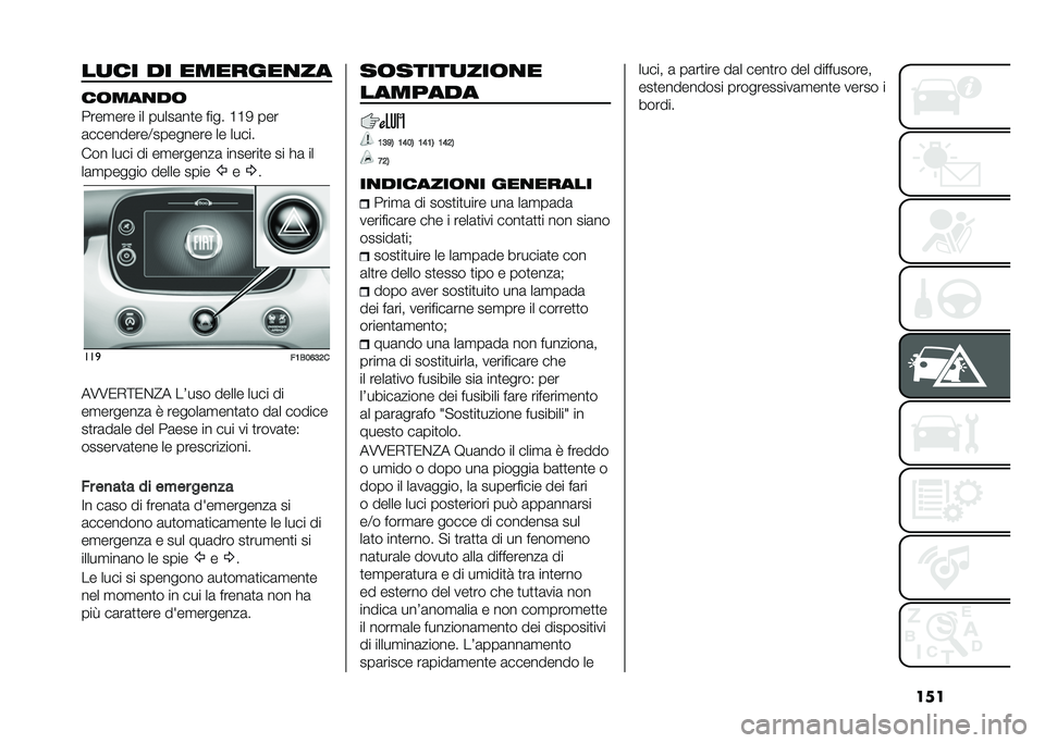 FIAT 500X 2020  Libretto Uso Manutenzione (in Italian) �����
�� �� �������
��
��	���
��	
����
��� �� �����	��
� ���� �E�E�0 ���
�	���������=�������� �� �����
��� ���� �� ��
����