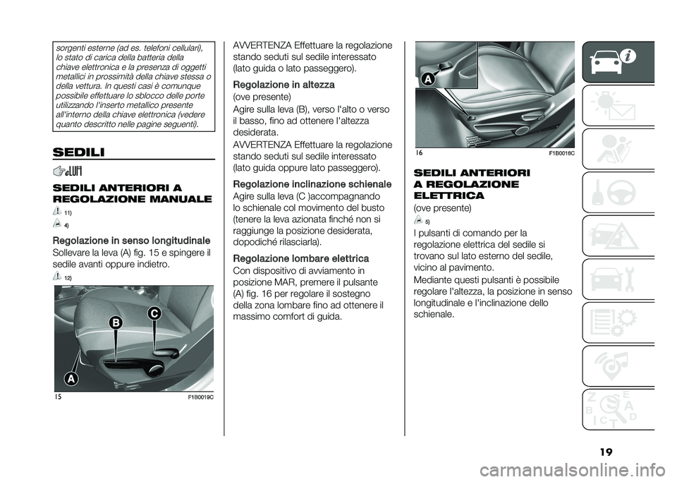 FIAT 500X 2020  Libretto Uso Manutenzione (in Italian) ���������
� ���
���� �,�	� ��� �
������� �������	���/�
�� ��
�	�
� �� ��	����	 �����	 ��	�
�
����	 �����	����	�� ����
�
������	 �