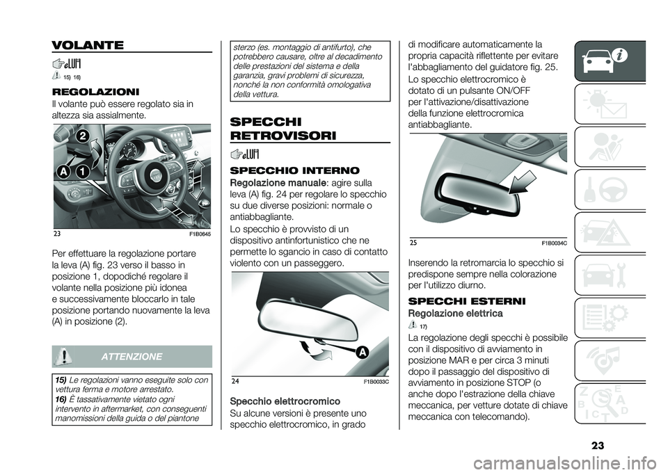 FIAT 500X 2020  Libretto Uso Manutenzione (in Italian) ����	���
��
�<��3 �<�@�3
����	�����	�
�
�>� ����	��
� ���5 ������ ������	�
� ���	 ��
�	��
����	 ���	 �	����	��
���
�� ��
��<�/��@�A�
��� �