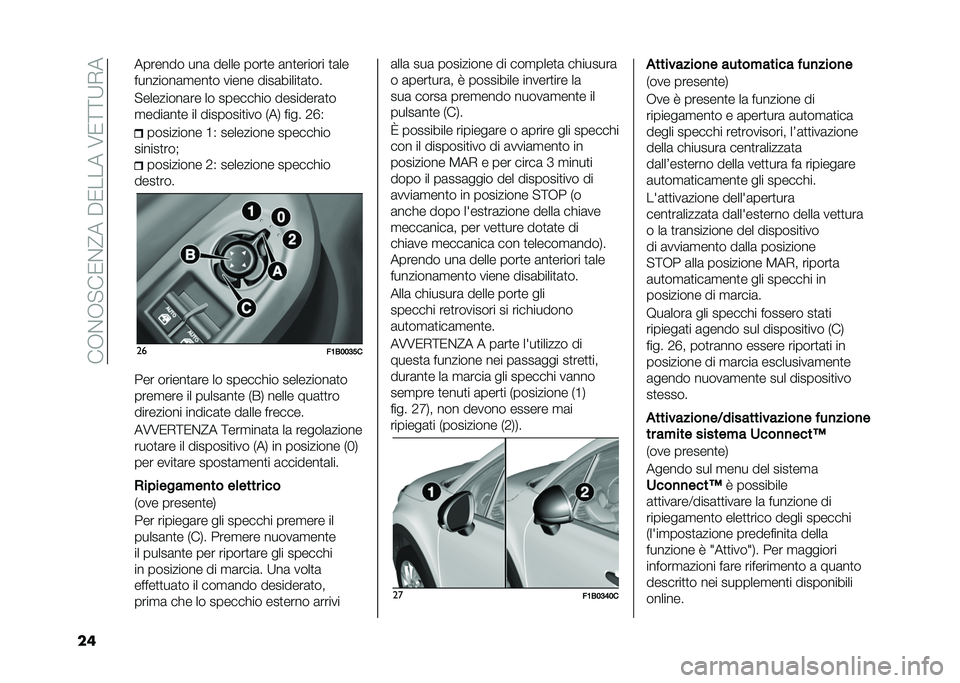 FIAT 500X 2020  Libretto Uso Manutenzione (in Italian) ���.��.� ��1��?���%�1�����8�1�<�<�;�-�
�� ������� ���	 ����� ����
� �	��
������ �
�	��
��������	�
���
� ����� ����	�����
�	�
��
� ���