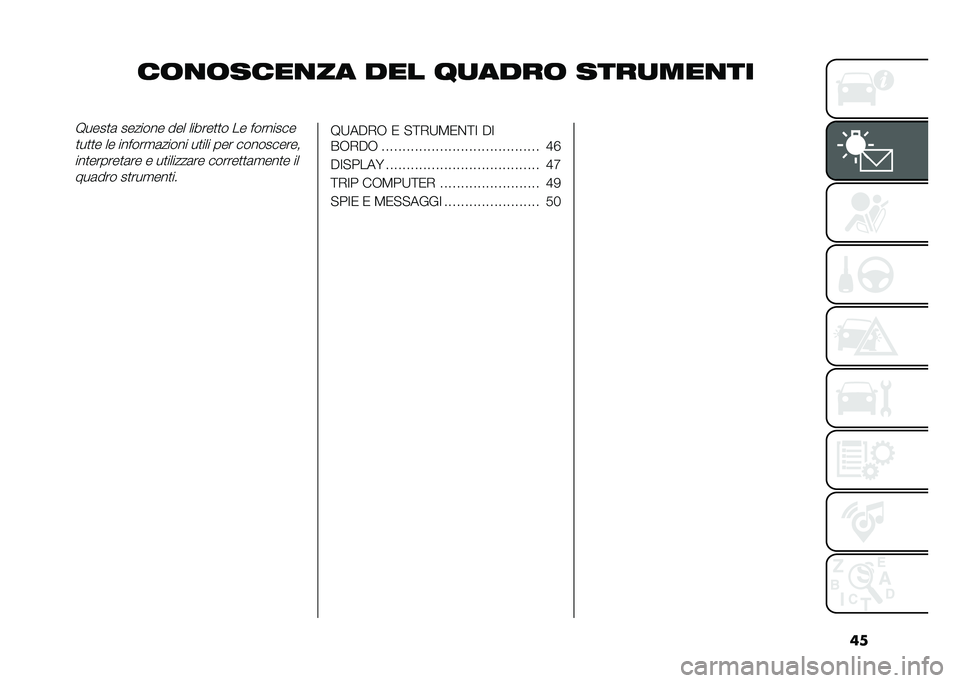 FIAT 500X 2020  Libretto Uso Manutenzione (in Italian) ��
��	�
�	����
�� ��� ��
����	 ����
���
���:����
�	 ������� ��� ������
�
� �� ��������
�
��
�
� �� ������
�	����� ��
��� ��� ��