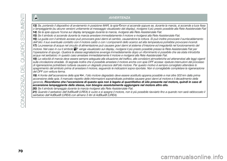 FIAT 500X 2020  Libretto Uso Manutenzione (in Italian) ���.��.� ��1��?���%�1���:�;��%�-�.�� �<�-�;�4�1��<�>
�
� �
���������
���
� �� ����
�	��� �� ��������
��� �� �	����	�
���
� �� ��������� 