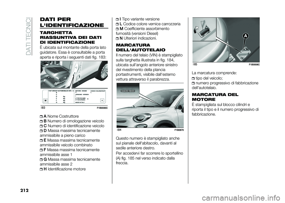 FIAT 500X 2021  Libretto Uso Manutenzione (in Italian) ��%��<�>��<�1���>��>
��� ���� ���
������
���������	�
�
���������
������
�
���� ��� ����
�� ����
���������	�
�
�D �����	�
�	 ��