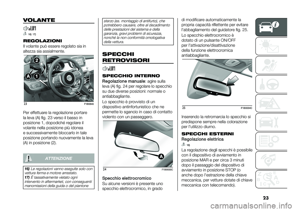 FIAT 500X 2021  Libretto Uso Manutenzione (in Italian) ����	���
��
�<�A�3 �<�=�3
����	�����	�
�
�>� ����	��
� ���5 ������ ������	�
� ���	 ��
�	��
����	 ���	 �	����	��
���
�� ��
��<�/��A�@�
��� �