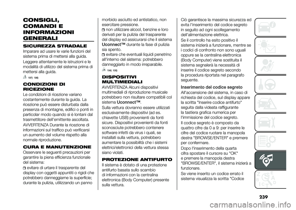 FIAT 500X 2021  Libretto Uso Manutenzione (in Italian) �����	�
������J
��	���
�� �
��
��	������	�
�
���
�����
����
����� ��������
�>�
��	��	�� �	� ���	�� �� ��	��� �������� ���
���