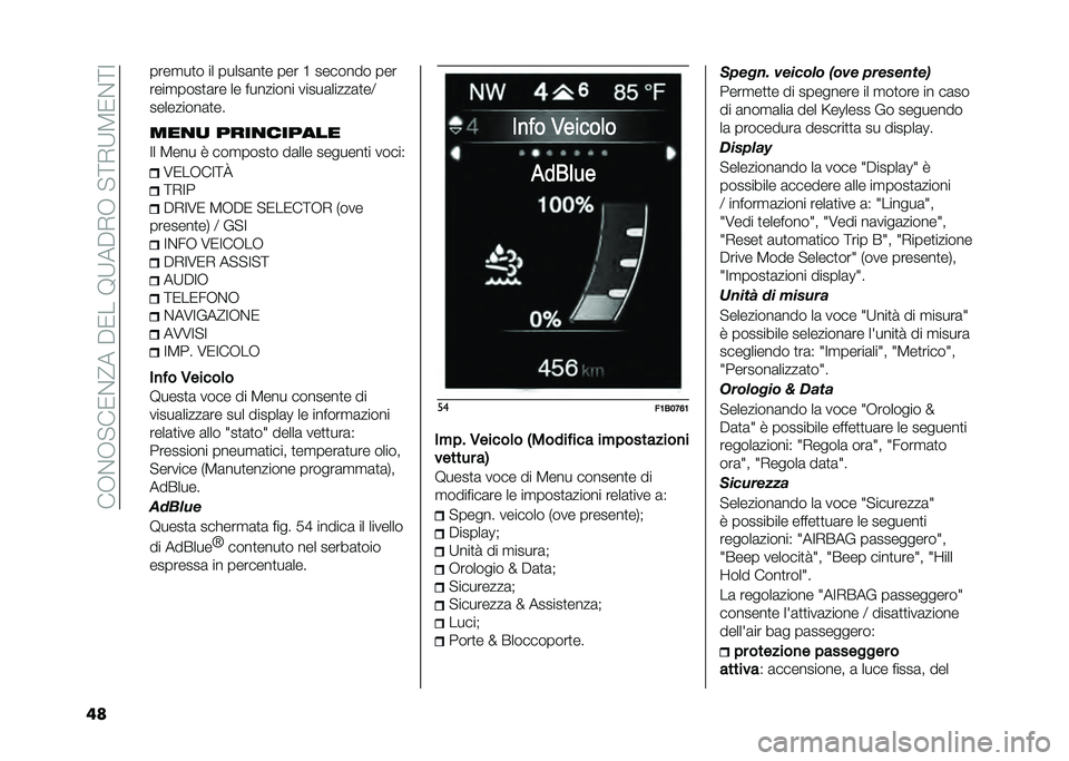 FIAT 500X 2021  Libretto Uso Manutenzione (in Italian) ���.��.� ��1��?���%�1���:�;��%�-�.�� �<�-�;�4�1��<�>
�� ����
��
� �� �����	��
� ��� �E ������� ���
����
����
�	�� �� �������� �����	���