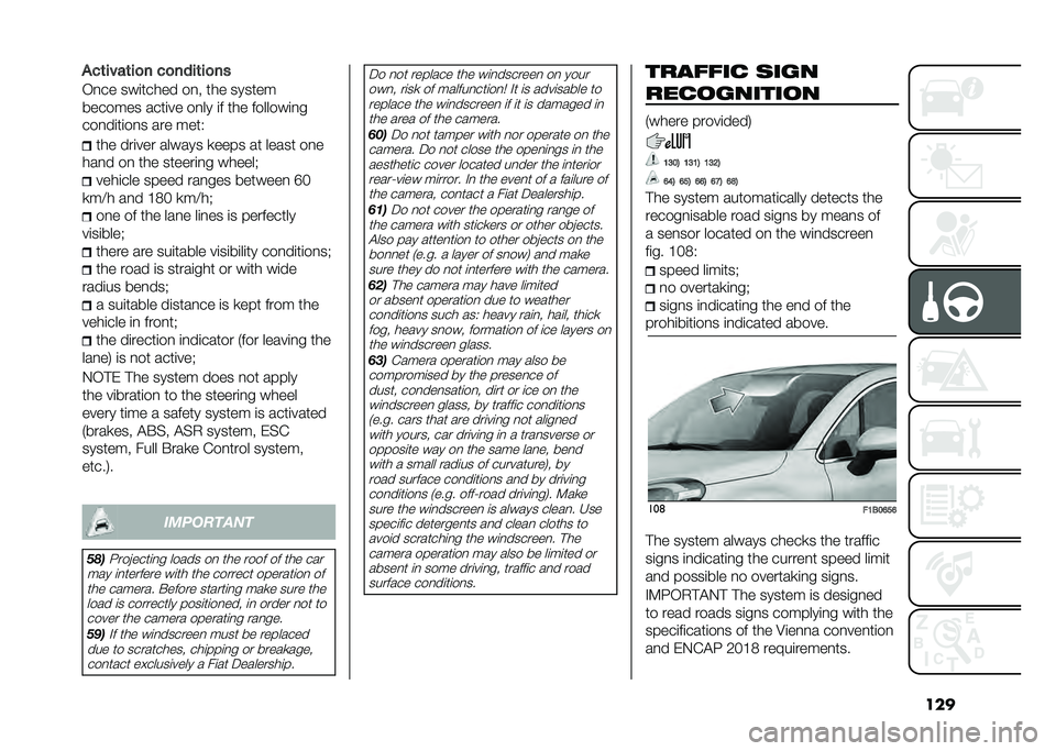 FIAT 500X 2020  Owner handbook (in English) ����&��	����	��
� ��
����	��
��
���� ���
�	��
�� ���& �	�
� ����	��
������� ���	�
�� ���� �
� �	�
� �������
��
�����
�	�
��� ��� ��