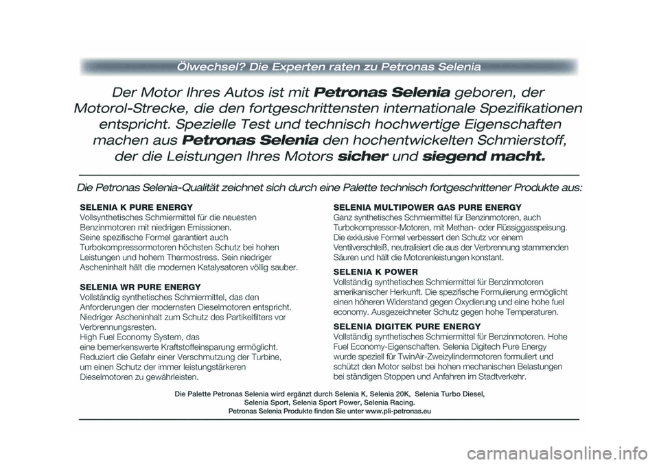 FIAT 500X 2018 Betriebsanleitung (in German) FIAT 500X 2018 Betriebsanleitung (in German)